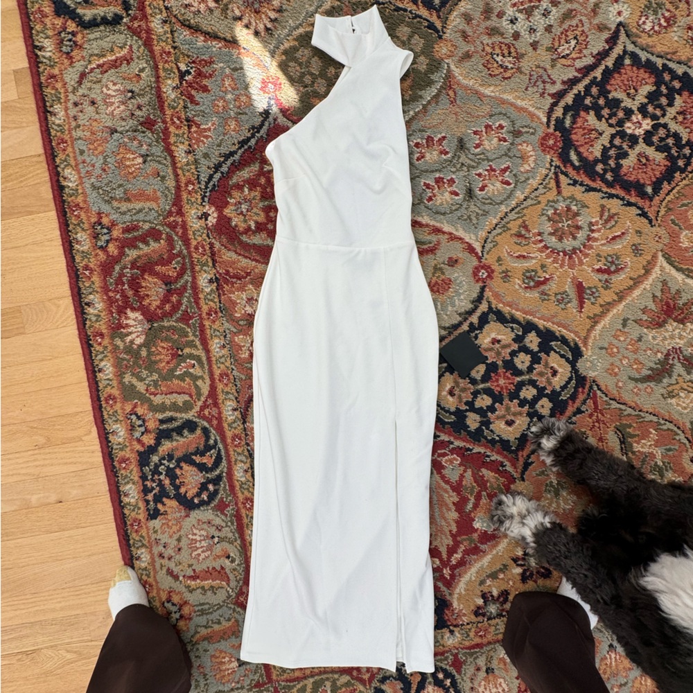 Lulu's White Backless Dress